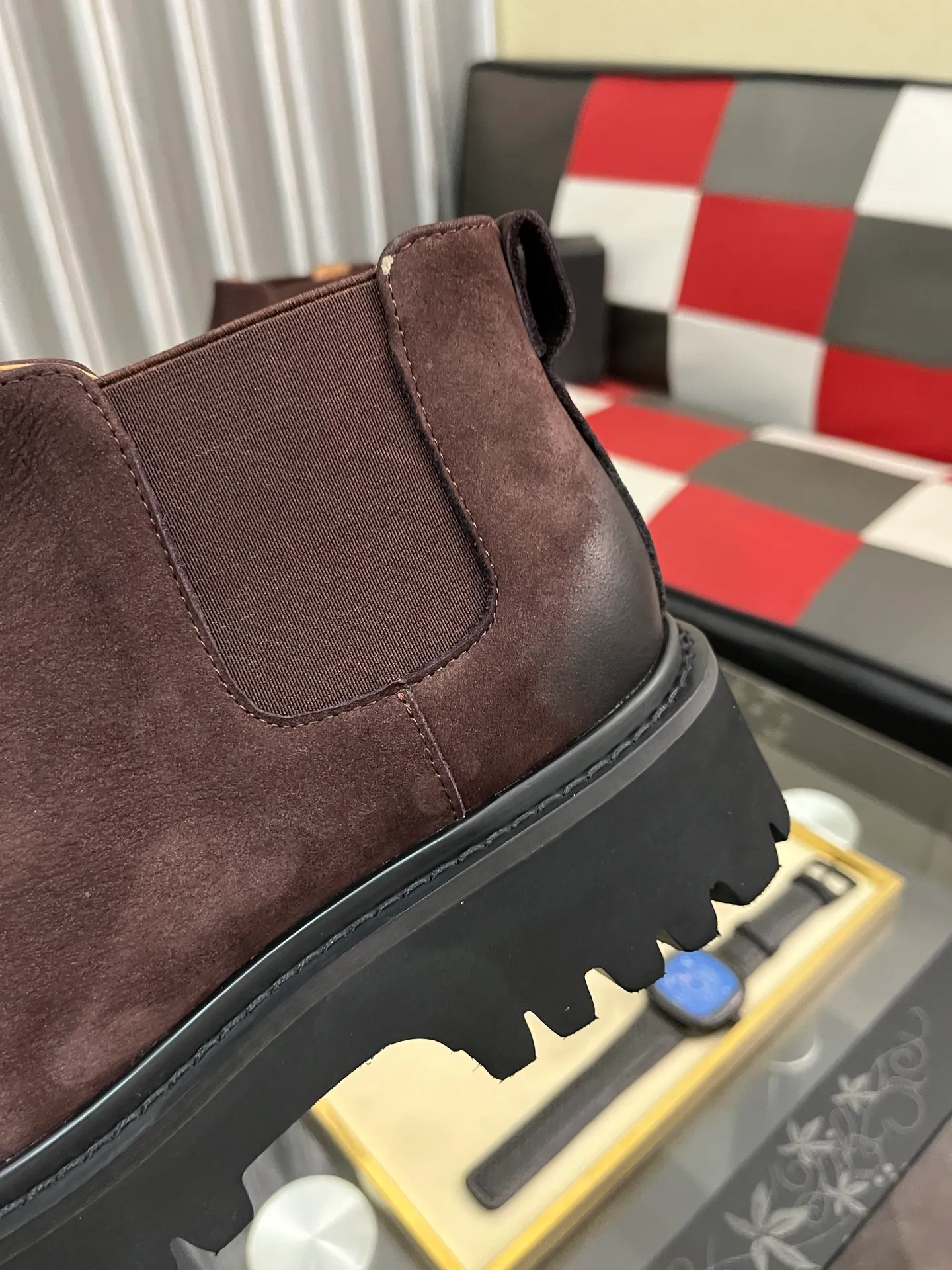 Men's shoes 💰560⌚️⌚️【PRADA】Prada - High-end quality original order·Formal leather shoes - Upper: imported 🔝 tumbled calf leather, hand-stitched mark thread, brand metal fastener cross-arm decoration - Lining: water-dyed cowhide - Outsole: ultra-light TR·rubber; molded outsole -Super high quality control·Fine workmanship: highlighted (high-end·luxury·grade) -Size :38-44
